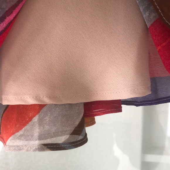 Lauren Ralph Lauren multi stripe maxi skirt lined 14 - Picture 8 of 9